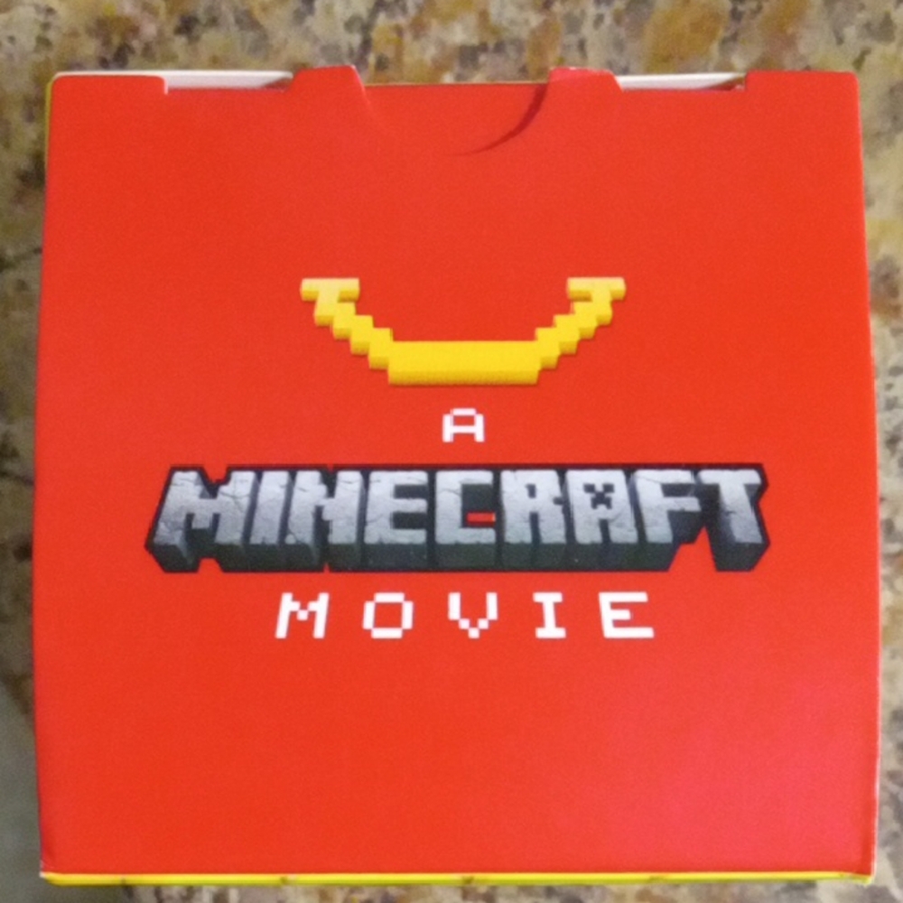 McDonalds A Minecraft Movie Gold Block & Dawn Happy Meal Toy(s)